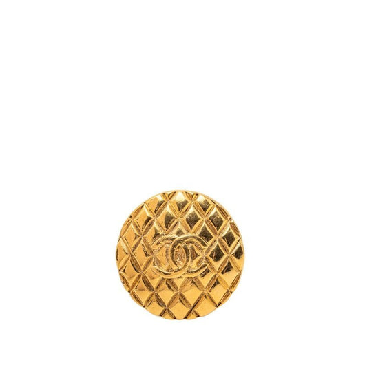 Chanel Quilted Gold Plated