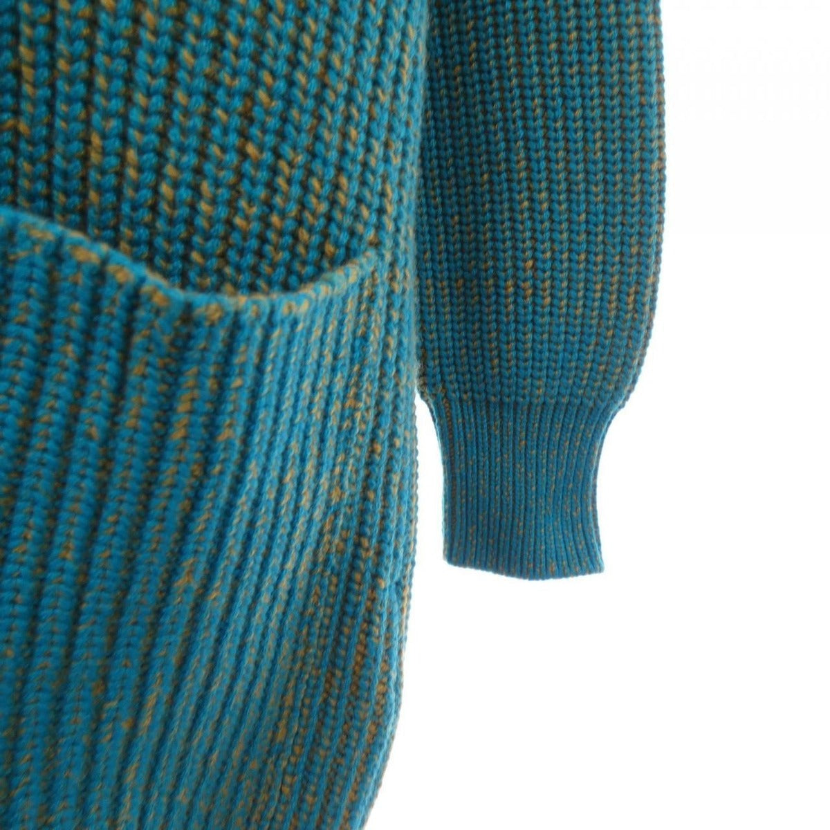 Hermes Long Cardigan Cashmere Blue — view 6