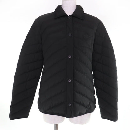 Hermes Logo Rubber Patch Series Button Down Jacket Black 40