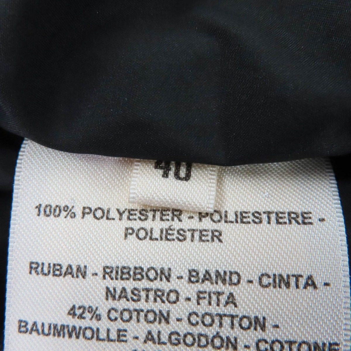 Hermes Logo Rubber Patch Series Button Down Jacket Black 40 — view 9