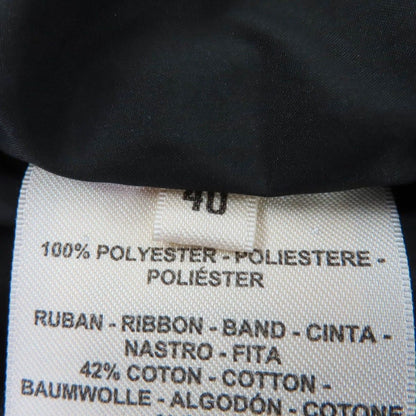 Hermes Logo Rubber Patch Series Button Down Jacket Black 40 — view 9