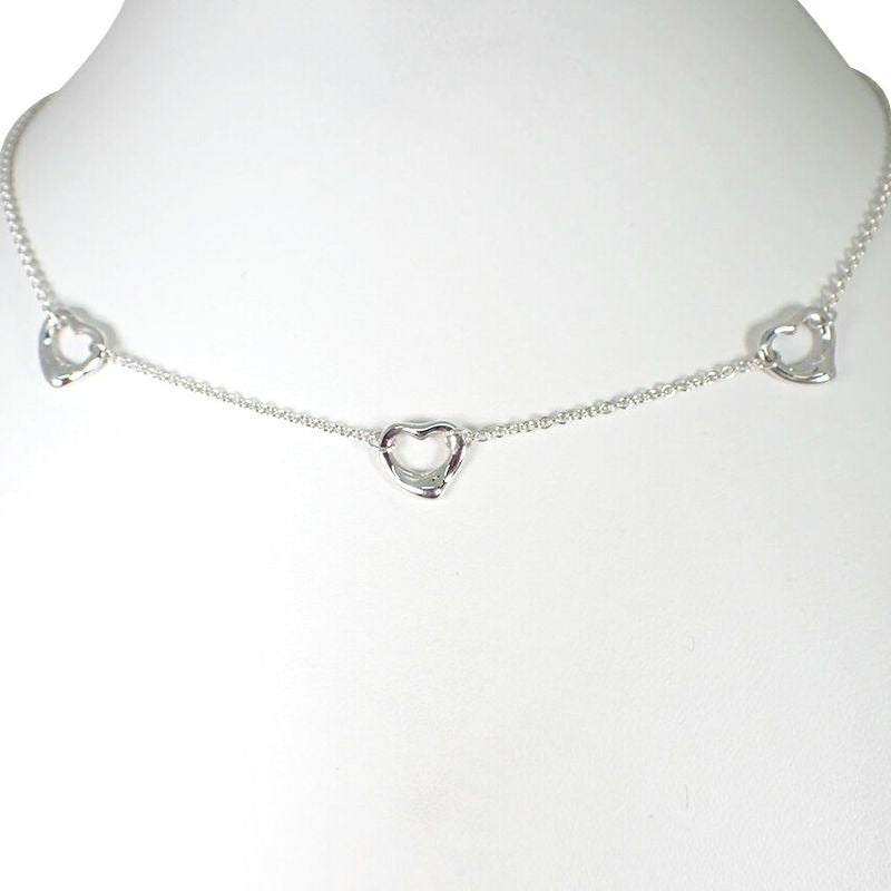 Tiffany 925 Open Heart 3 pc Necklace