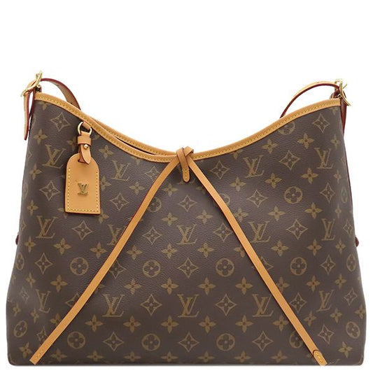 Louis Vuitton Shoulder Bag Carryall Nm MM Monogram Canvas Monogram Gold