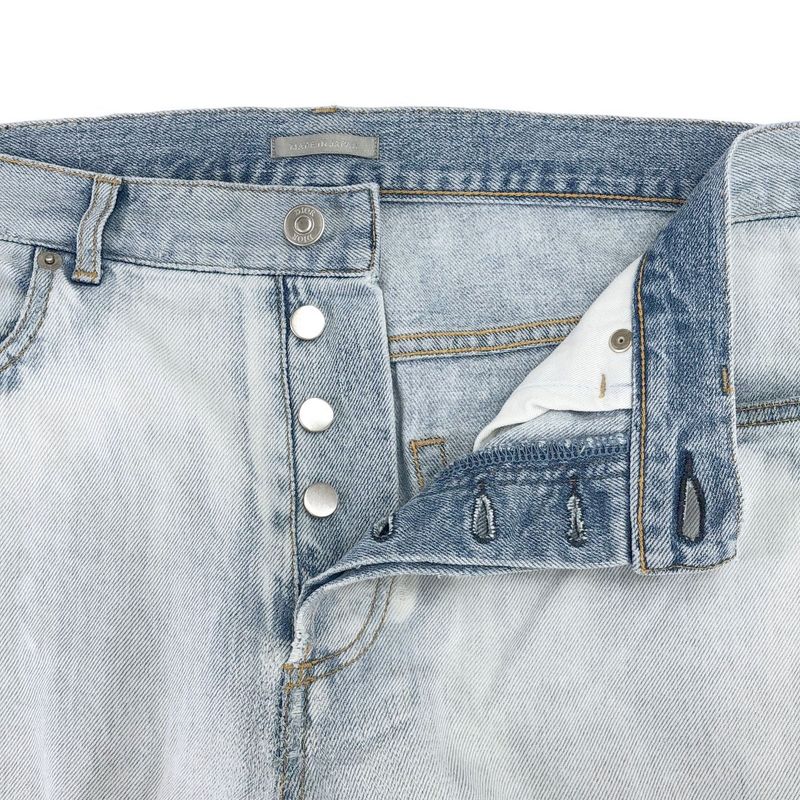Dior X Kenny Scharf Dior X Kenny Scharf 21aw Damaged and Repaired Denim Pants