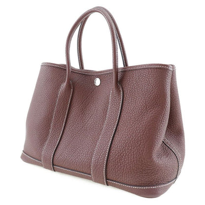 Hermes Garden Party TPM Country Rouge Ash Wine Red C Ladies Handbag