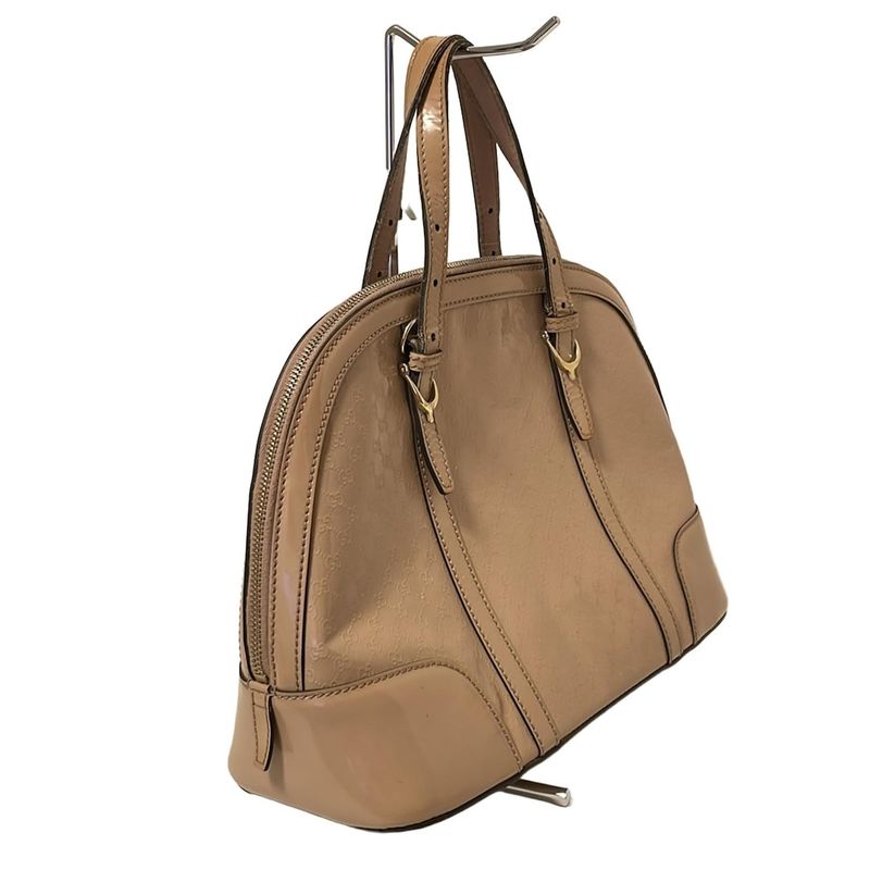 Gucci Handbag Nicemicro Guccissima 309617 Beige Leather