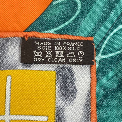 Hermes Carre 90 Silk Scarf Selle D'officier En Grande Tenue Officer's Saddle