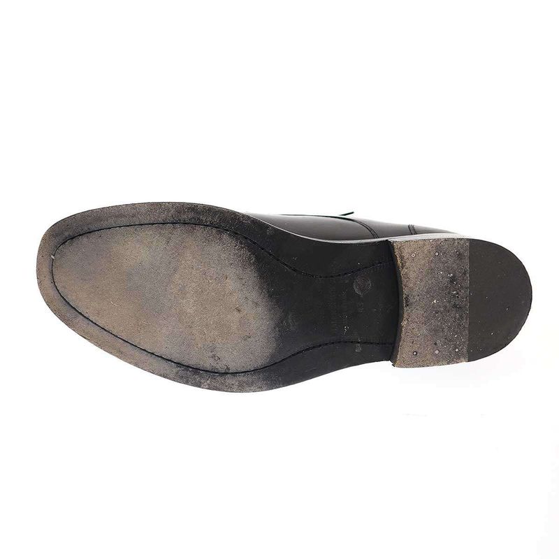 Balenciaga Soft Derby L20 Leather Derby Shoes 590716 Black 43