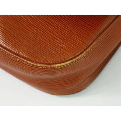 Louis Vuitton LV Saint Cloud Epi Leather Shoulder Bag Pochette Kenya Brown — view 7