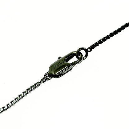 Fendi Metal Logo Necklace Black 414176 Necklace