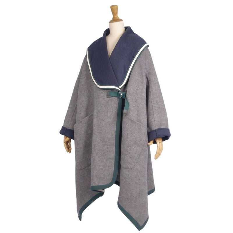 Hermes Coat Long Knit Cashmere Outerwear — view 5