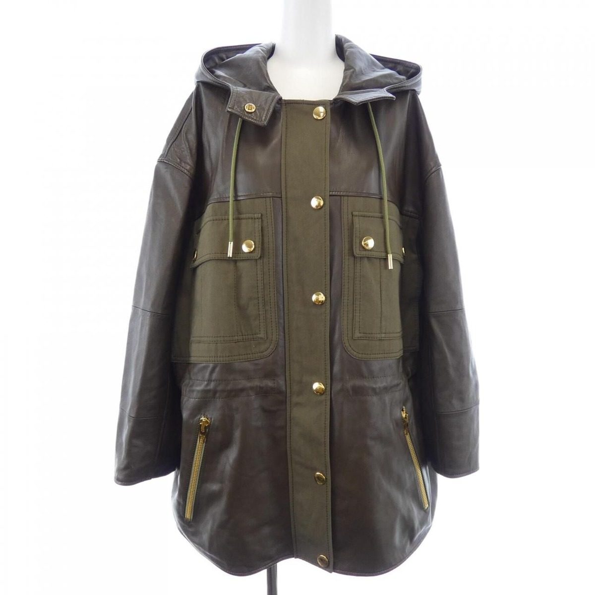Celine Leather Jacket Brown