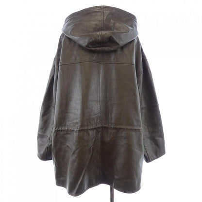 Celine Leather Jacket Brown — view 2