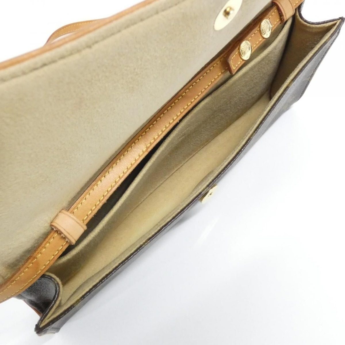 Louis Vuitton Monogram Pochette Twin GM Shoulder Bag — view 7