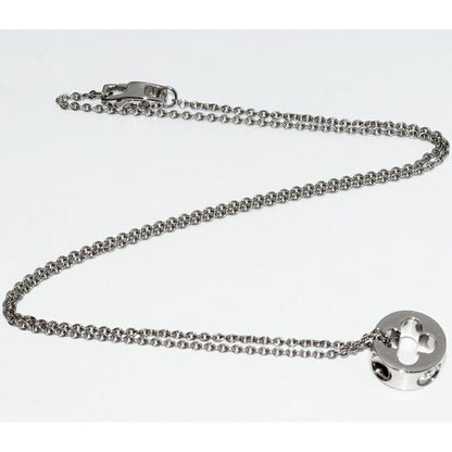 Louis Vuitton Pendant Necklace 18K White Gold Diamond 1 P Pendentif Empreinte — view 3