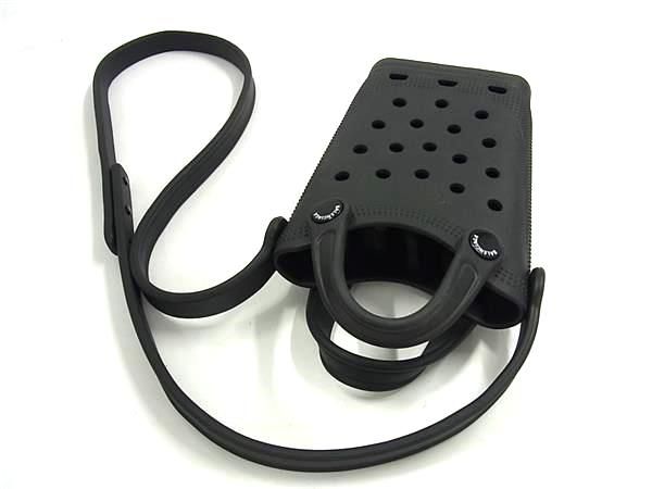 Balenciaga Crocs Collaboration Rubber 2WAY Crossbody Tote Bag Shoulder Black