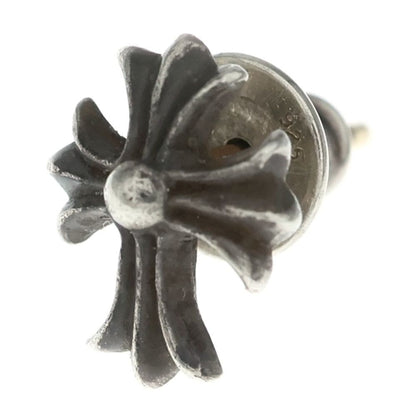 Chrome Hearts No2 CH Crs Cross Stud Silver Earrings