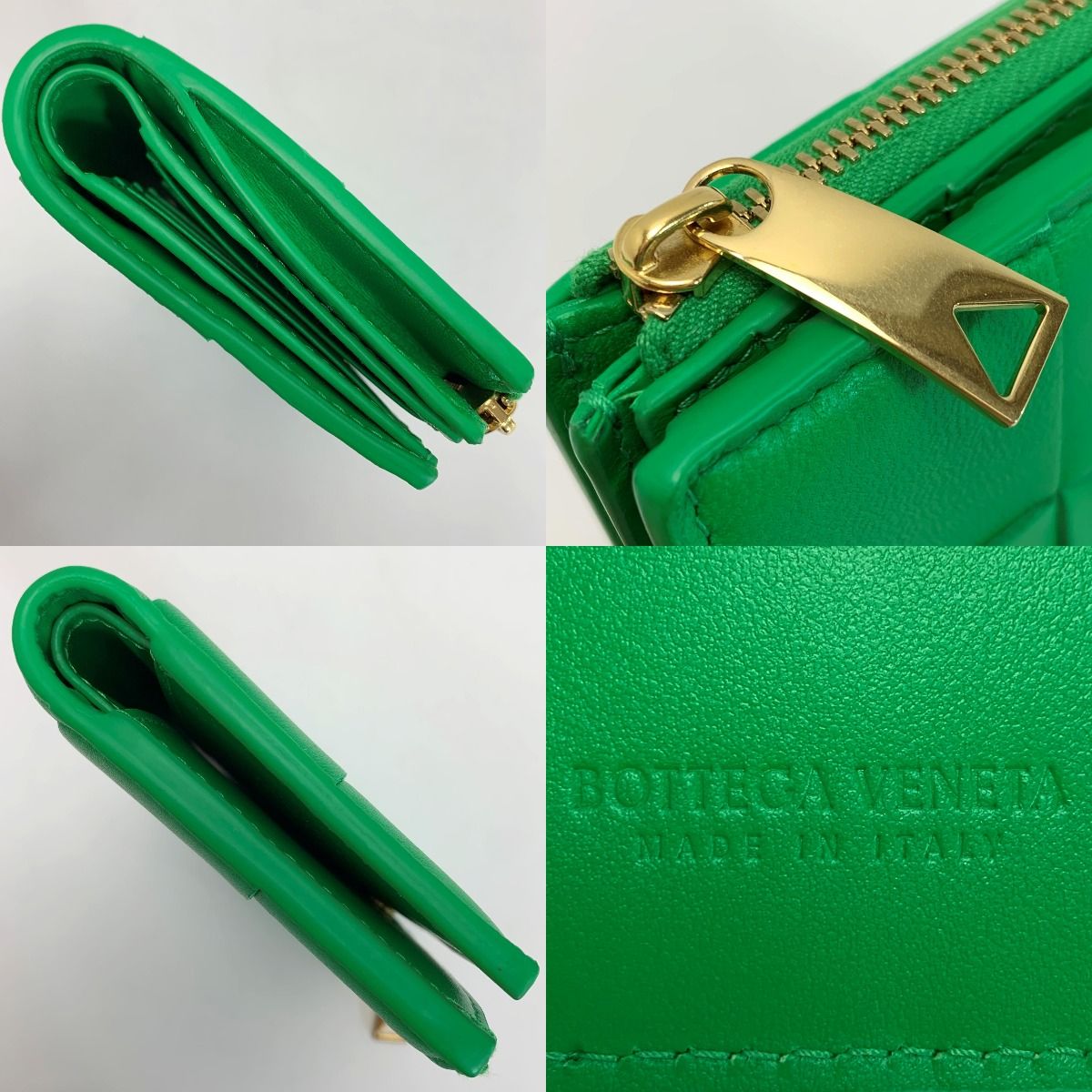 Bottega Veneta Wallet Maxi Intrecciato Small Cassette Compact