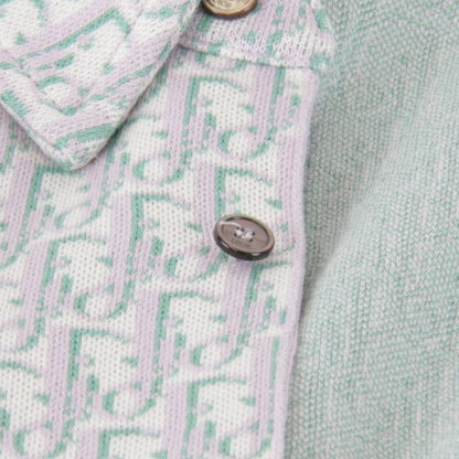 Christian Dior 023m550at099 Oblique Pattern Long Sleeve Shirt Cotton Men's