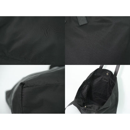 Prada Nylon Tote Bag Black — view 7
