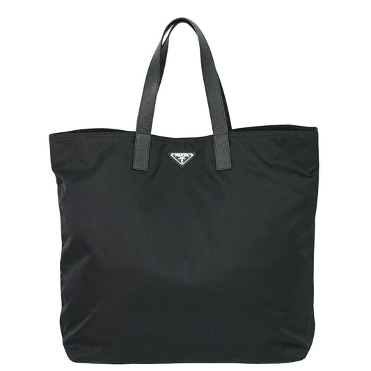 Prada Nylon Tote Bag Black