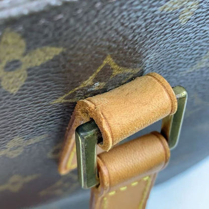 Louis Vuitton Luko Monogram Leather × PVC Brown Tote Bag Gold M51155