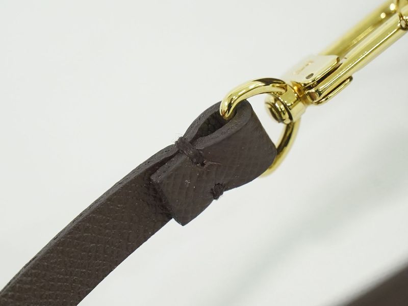 Authentic Louis Vuitton LV Trousse Makeup Damier Ebène Accessory Pouch Handbag