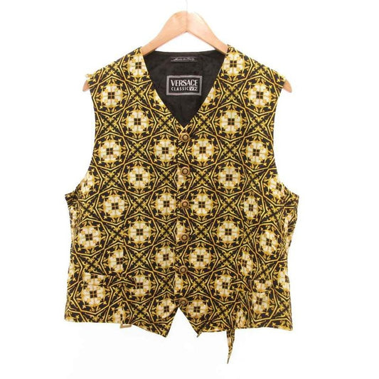 Versace Classic V2 Vintage Gilet Vest All Over Pattern Medusa