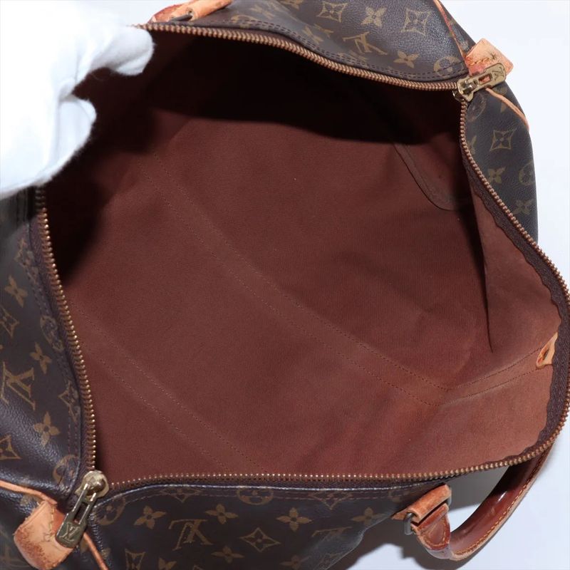 Louis Vuitton Monogram Keepall 50 M41426 Leather Boston Bag Business Travel