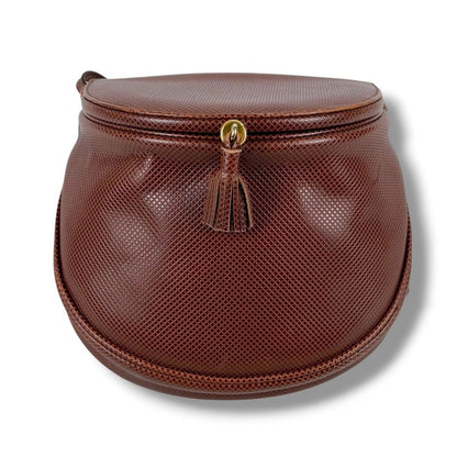 Bottega Veneta Marco Polo Tassel Charm Shoulder Bag Pochette Brown — view 3