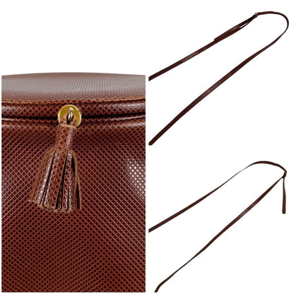 Bottega Veneta Marco Polo Tassel Charm Shoulder Bag Pochette Brown — view 8