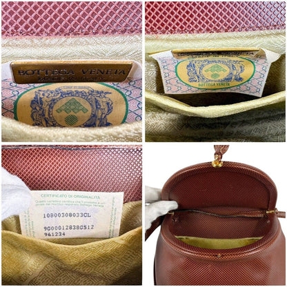 Bottega Veneta Marco Polo Tassel Charm Shoulder Bag Pochette Brown — view 9