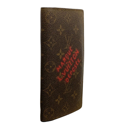 Louis Vuitton Wallet Monogram Portefeuille Brazza NM Brown — view 2