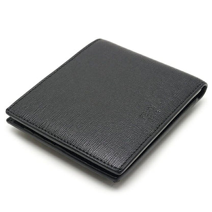 Fendi BAG BUGS Bag Bugs Wallet 7m0169 Bifold Wallet Leather X Studded Black