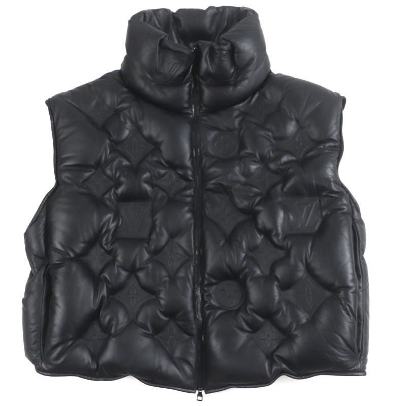 Louis Vuitton Hhl84 W Monogram Boyhood Puffa Cowhide Leather Double Zip Up