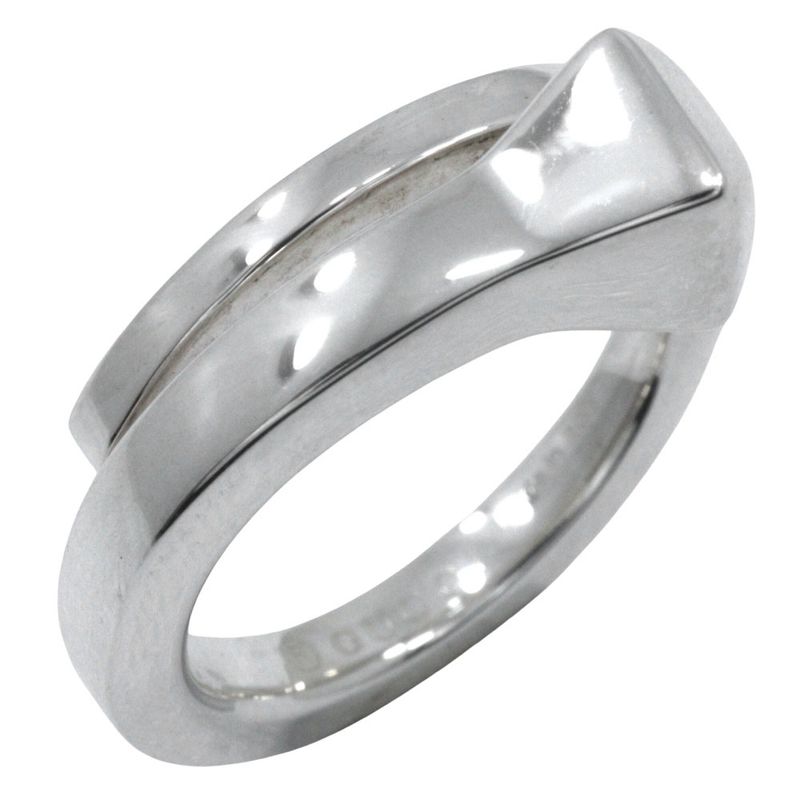 Gucci Nail Motif Silver 925 Size 9 Ladies 5.2g Ring