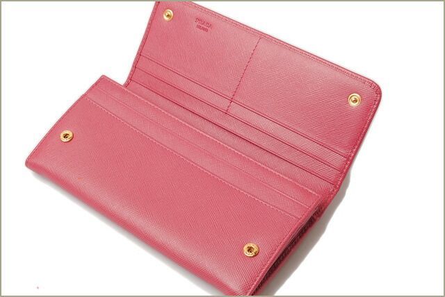 Prada Wallet Prada Long Wallet 1m1132 Saffiano Metal Saffiano Metal Peonia