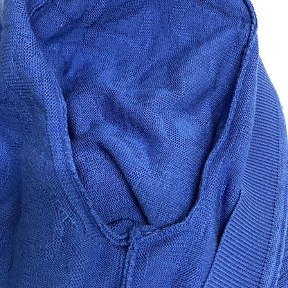 Hermes Cardigan Size 42 L Women - 4e2730dc Blue Long Sleeves Silk Blend/chaine