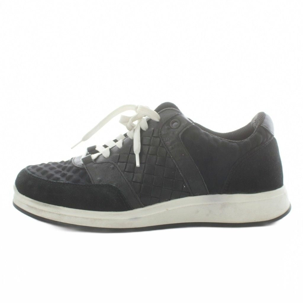 Bottega Veneta Sneakers Shoes Leather 37.5 Black