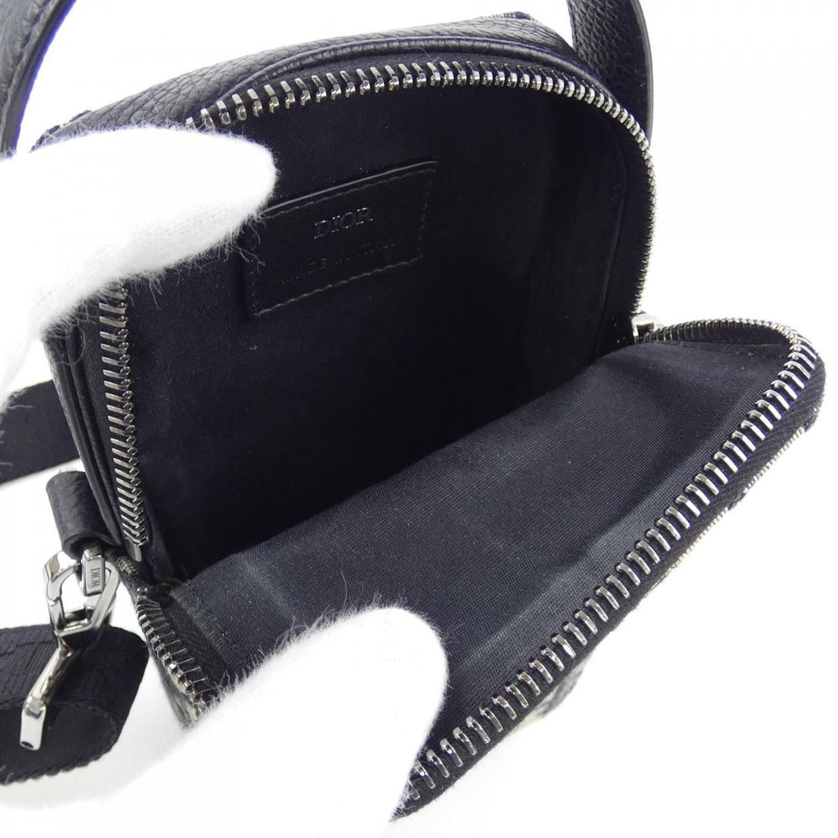 Dior Rider Micro Pouch Bree Peacock Card — view 6