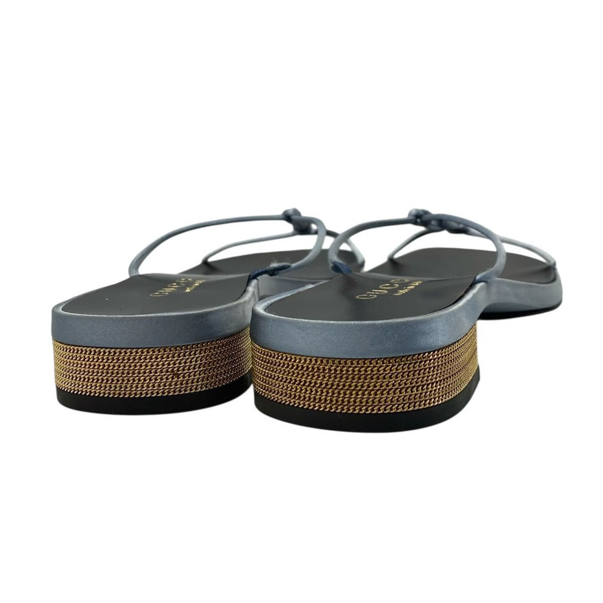 Gucci Sandals Strap Flat Blue 37 — view 5