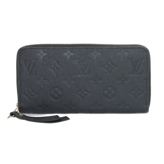 Louis Vuitton Monogram Empreinte Zippy Wallet Leather Noir Black