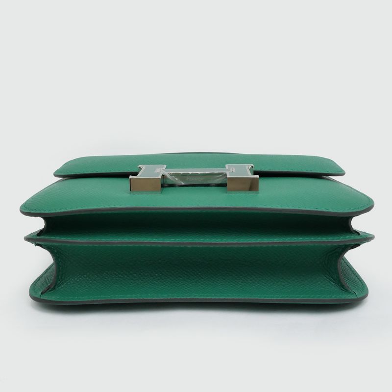 Hermes Constance Mini Miroire Vermoyen Lacquer W Engraved Shoulder Bag