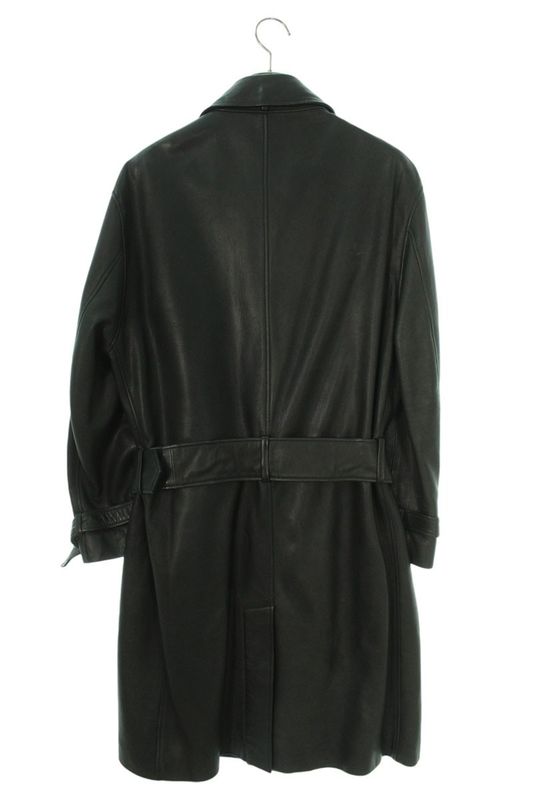 Hermes Calf Leather Chester Coat Men's 50