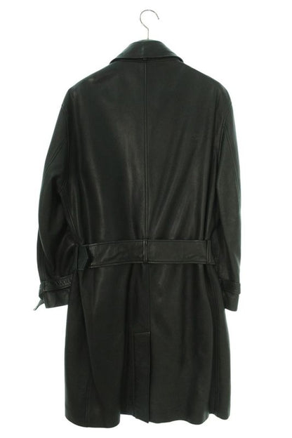 Hermes Calf Leather Chester Coat Men's 50