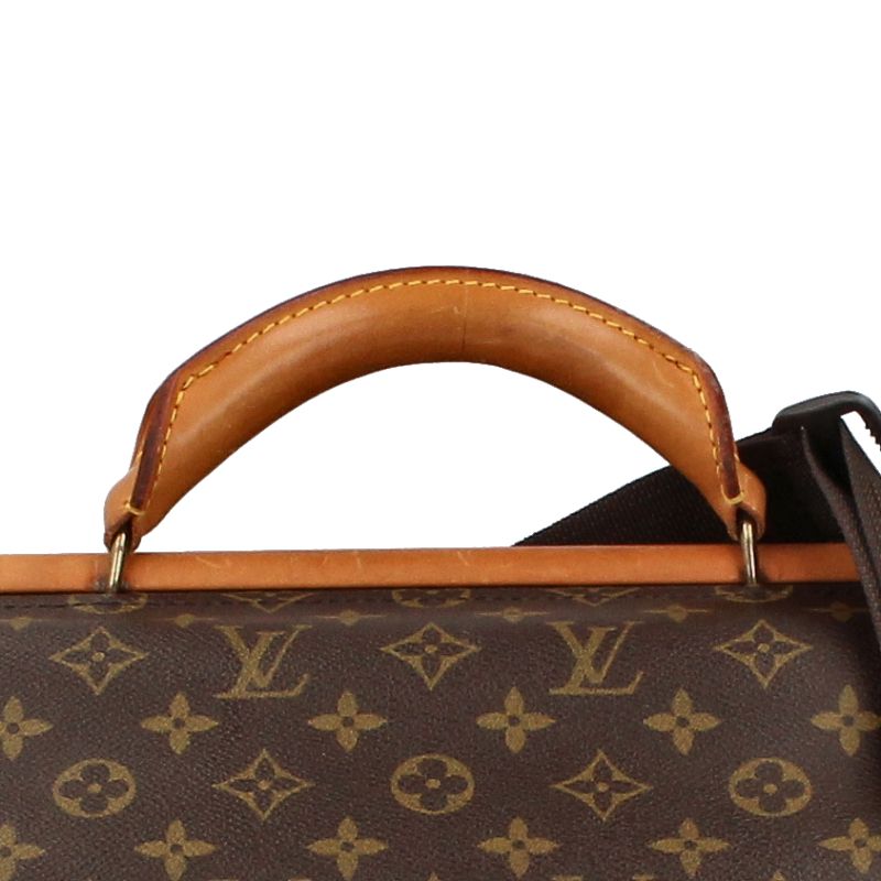 Louis Vuitton Sac Chasse M41140 Monogram Women's Shoulder Bag Brown Excellent