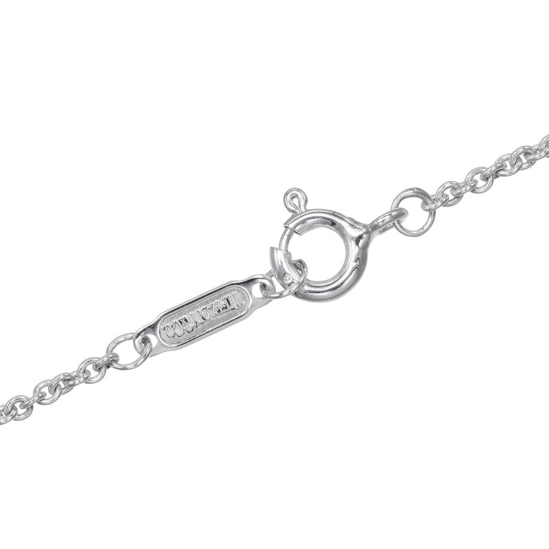 Tiffany & Co Atlas Cube 925 Silver Ladies 7.18g Necklace