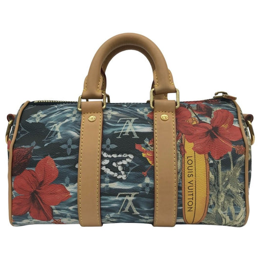 Louis Vuitton Keepall Bandouliere 25 Surfing Monogram Navy Blue