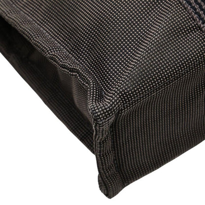 Hermes Her Line Tote PM Handbag Tote Bag Gray Black Canvas Women Hermes