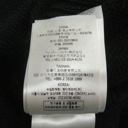 Fendi 2022 Fzx088 100% Wool FF Logo Zucca Bijoux Sweater Long Sleeve Knit